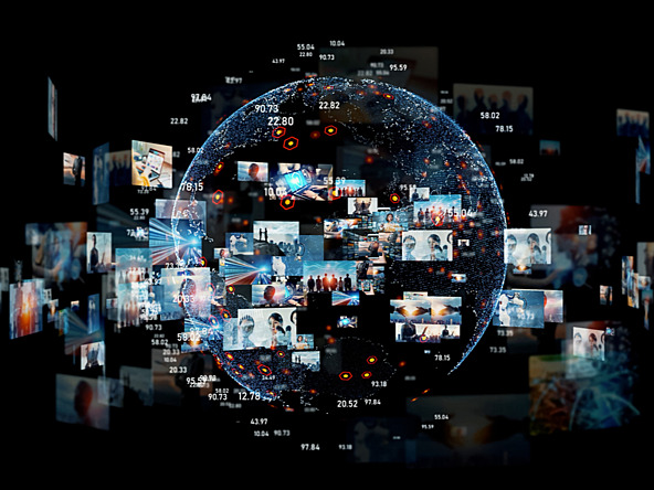 Media data abstract image